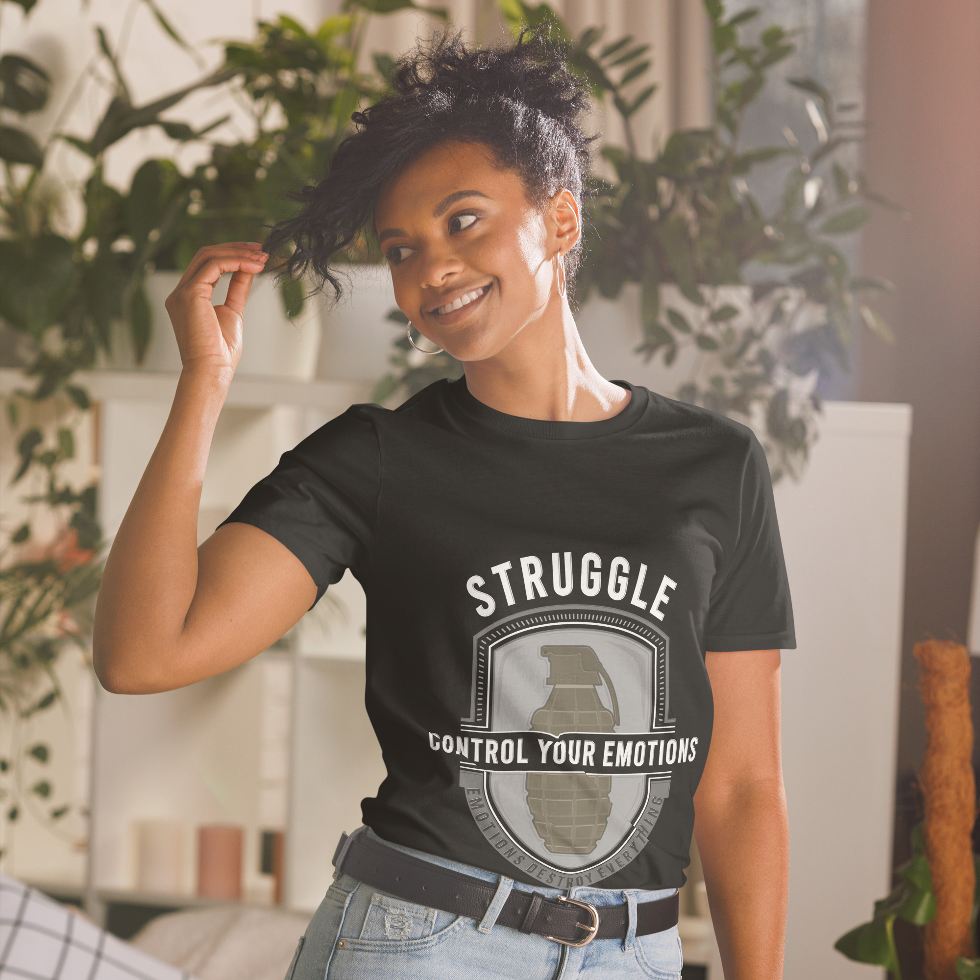Struggle Control Your Emotions Short-Sleeve Unisex T-Shirt - Image 3