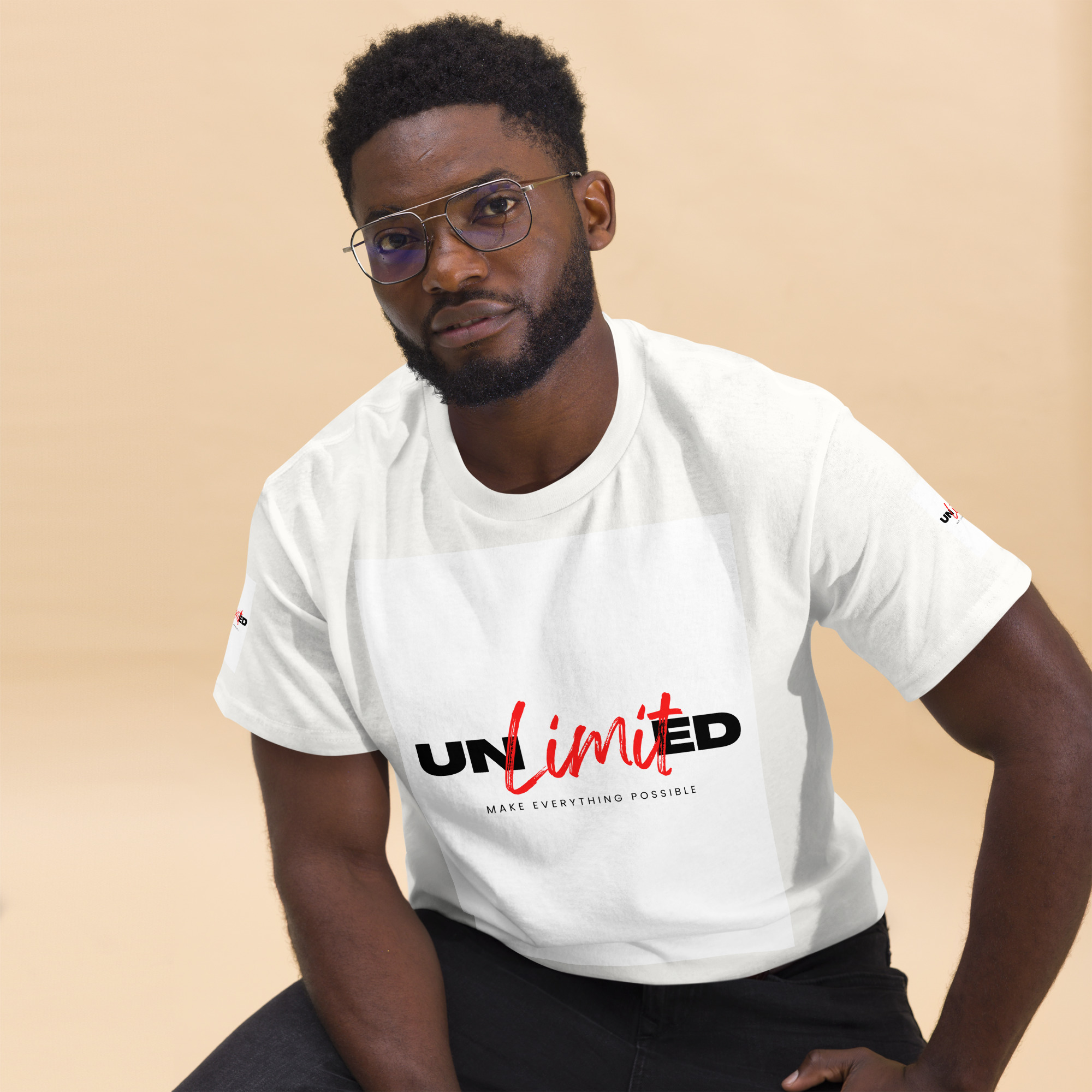 Unlimited Everything Possible White Unisex Classic Tee